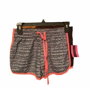 NEW MATERIAL GIRL women's active shorts in black/white/pink